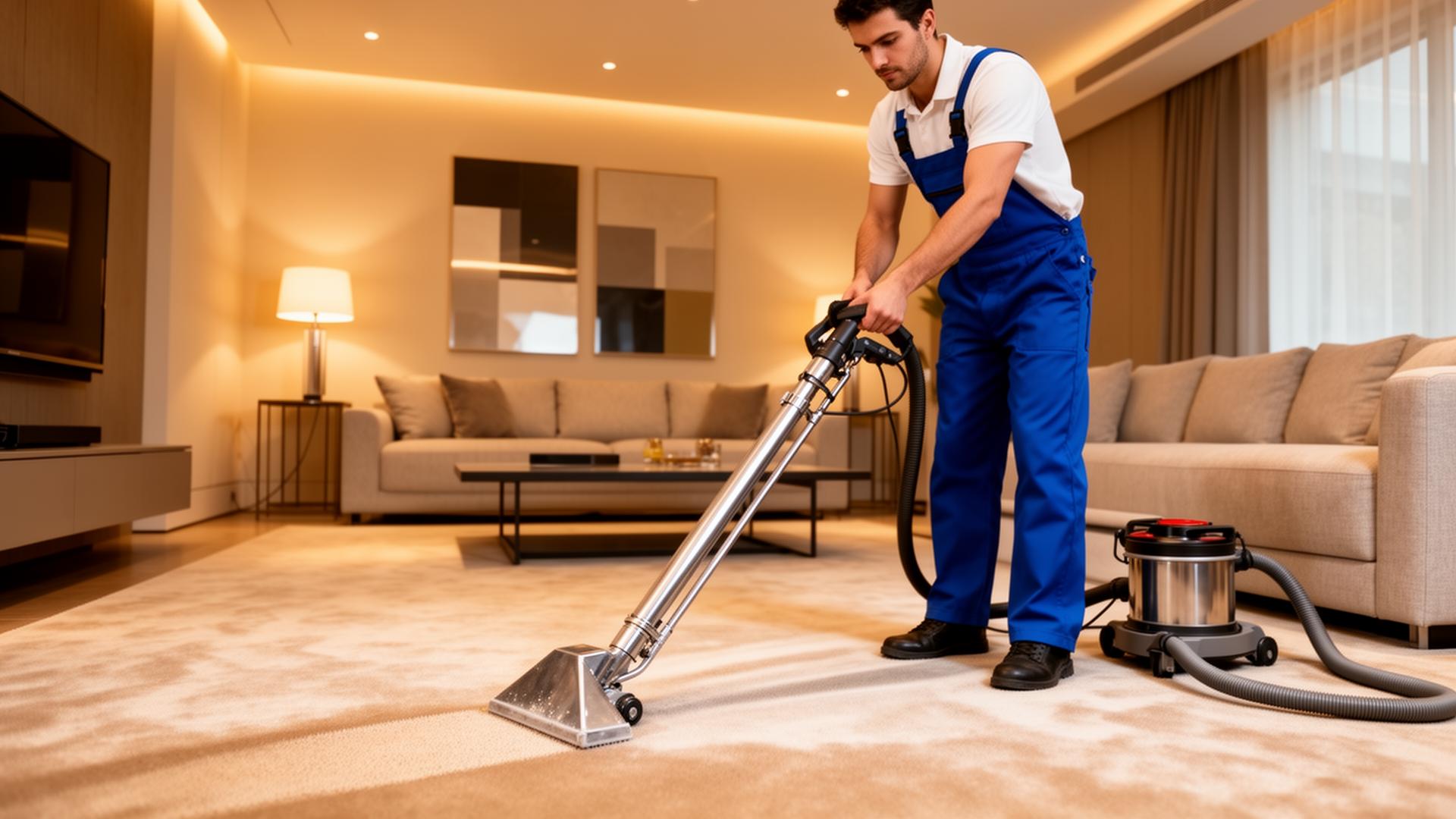 Professional carpet cleaning service